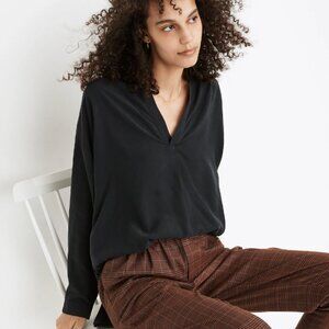 NWT Madewell Sandwashed Popover Top